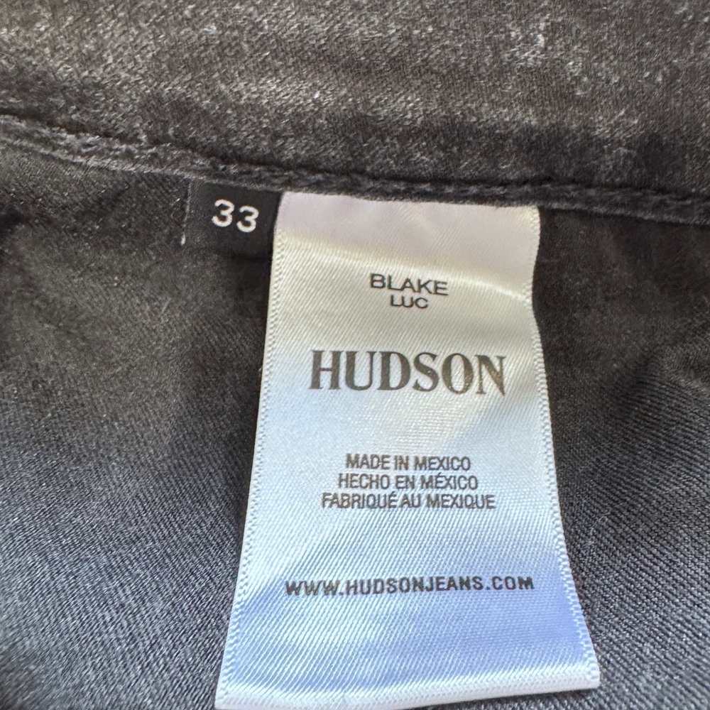 Hudson Blake LUC Man Jeans In Sz. 33 - Picture 6 of 12